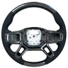 LAND ROVER DEFENDER L663 CARBON FIBRE / ALCANTARA CUSTOM STEERING WHEEL