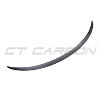 TESLA MODEL 3 2017-2023 MATTE CARBON FIBRE SPOILER - V1-Spoiler-CT CARBON-CT Carbon - High-quality carbon fiber and gloss black aerodynamic parts for premium sports and luxury vehicles.