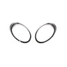 PORSCHE 991 911 2012-2021 CARBON FIBRE HEADLIGHT EYEBROWS-Accessories-CT CARBON-CT Carbon - High-quality carbon fiber and gloss black aerodynamic parts for premium sports and luxury vehicles.