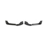 PORSCHE 992 CARRERA 2018-2024 CARBON FIBRE CORNER SPLITTERS-Splitter-CT CARBON-CT Carbon - High-quality carbon fiber and gloss black aerodynamic parts for premium sports and luxury vehicles.