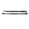 PORSCHE TAYCAN / TAYCAN 4 / TAYCAN 4S / TAYCAN GTS 2019+ CARBON FIBRE SIDE SKIRTS-Side Skirts-CT CARBON-CT Carbon - High-quality carbon fiber and gloss black aerodynamic parts for premium sports and luxury vehicles.