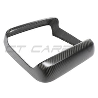 TESLA MODEL S 2021+ MATTE CARBON FIBRE REAR SCREEN ADD ON-Accessories-CT CARBON-CT Carbon - High-quality carbon fiber and gloss black aerodynamic parts for premium sports and luxury vehicles.