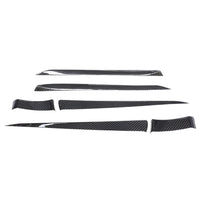 TESLA MODEL S 2021+ CARBON FIBRE DOOR TRIM ADD ON-Accessories-CT CARBON-CT Carbon - High-quality carbon fiber and gloss black aerodynamic parts for premium sports and luxury vehicles.