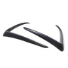 TESLA MODEL 3 2017-2023 MATTE CARBON FIBRE FRONT BUMPER CANARDS-Accessories-CT CARBON-CT Carbon - High-quality carbon fiber and gloss black aerodynamic parts for premium sports and luxury vehicles.