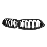 BMW 8 SERIES G14/G15/G16 2018-2023 CARBON FIBRE DOUBLE SLAT GRILLE-Accessories-CT CARBON-CT Carbon - High-quality carbon fiber and gloss black aerodynamic parts for premium sports and luxury vehicles.