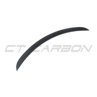 TESLA MODEL S 2013+ MATTE CARBON FIBRE SPOILER - V1-Spoiler-CT CARBON-CT Carbon - High-quality carbon fiber and gloss black aerodynamic parts for premium sports and luxury vehicles.