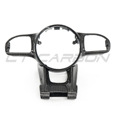 MERCEDES AMG 2016+ CARBON FIBRE STEERING WHEEL TRIM-Accessories-CT CARBON-CT Carbon - High-quality carbon fiber and gloss black aerodynamic parts for premium sports and luxury vehicles.