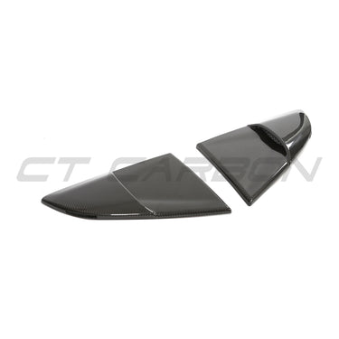 PORSCHE 718 2016+ CAYMAN CARBON FIBRE REAR WINDOW COVER-Accessories-CT CARBON-CT Carbon - High-quality carbon fiber and gloss black aerodynamic parts for premium sports and luxury vehicles.