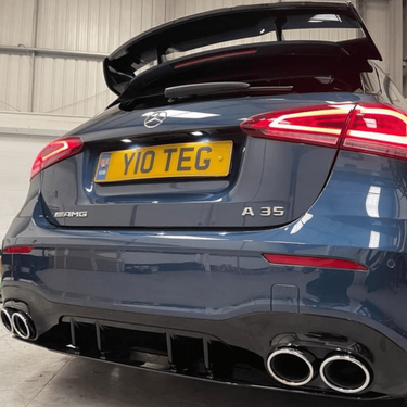 BLAK BY CT Rear Wing MERCEDES A-CLASS W177 GLOSS BLACK SPOILER - WING