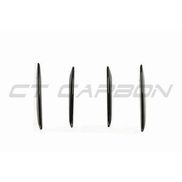 MERCEDES C238 2017-2020 E-CLASS COUPE FRONT GRILLE TRIM-Accessories-BLAK BY CT-CT Carbon - High-quality carbon fiber and gloss black aerodynamic parts for premium sports and luxury vehicles.
