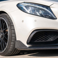 MERCEDES C63 W205 SALOON/ESTATE CARBON FIBRE SPLITTER - V1