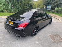 CT CARBON Spoiler MERCEDES C63/C63S W205 SALOON CARBON SPOILER - DUCKTAIL PS STYLE