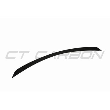 MERCEDES W213 2016-2020 E-CLASS GLOSS BLACK SPOILER-Spoiler-BLAK BY CT-CT Carbon - High-quality carbon fiber and gloss black aerodynamic parts for premium sports and luxury vehicles.