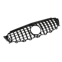 GRILLE PANAMERICA NOIR BRILLANT MERCEDES W213 &amp; C238 2017-2020 CLASSE E 