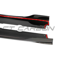 LAMBORGHINI HURACAN EVO 2019-2023 CARBON FIBRE SIDE SKIRTS - CT DESIGN