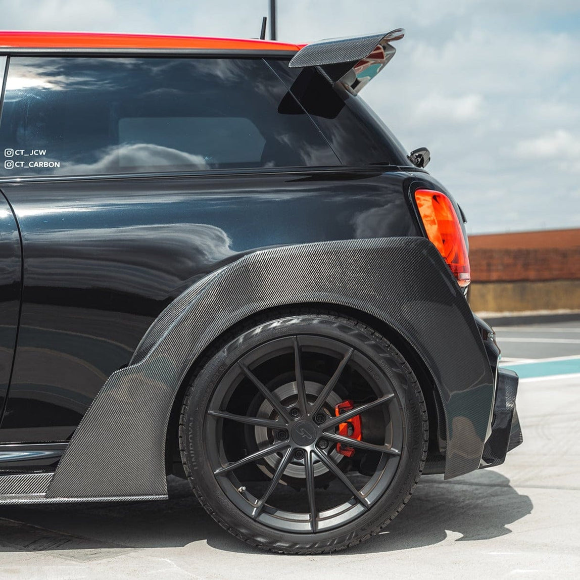 CT CARBON | MINI COOPER S F56 JCW SPORT PACK CARBON FIBRE SPOILER – CT ...