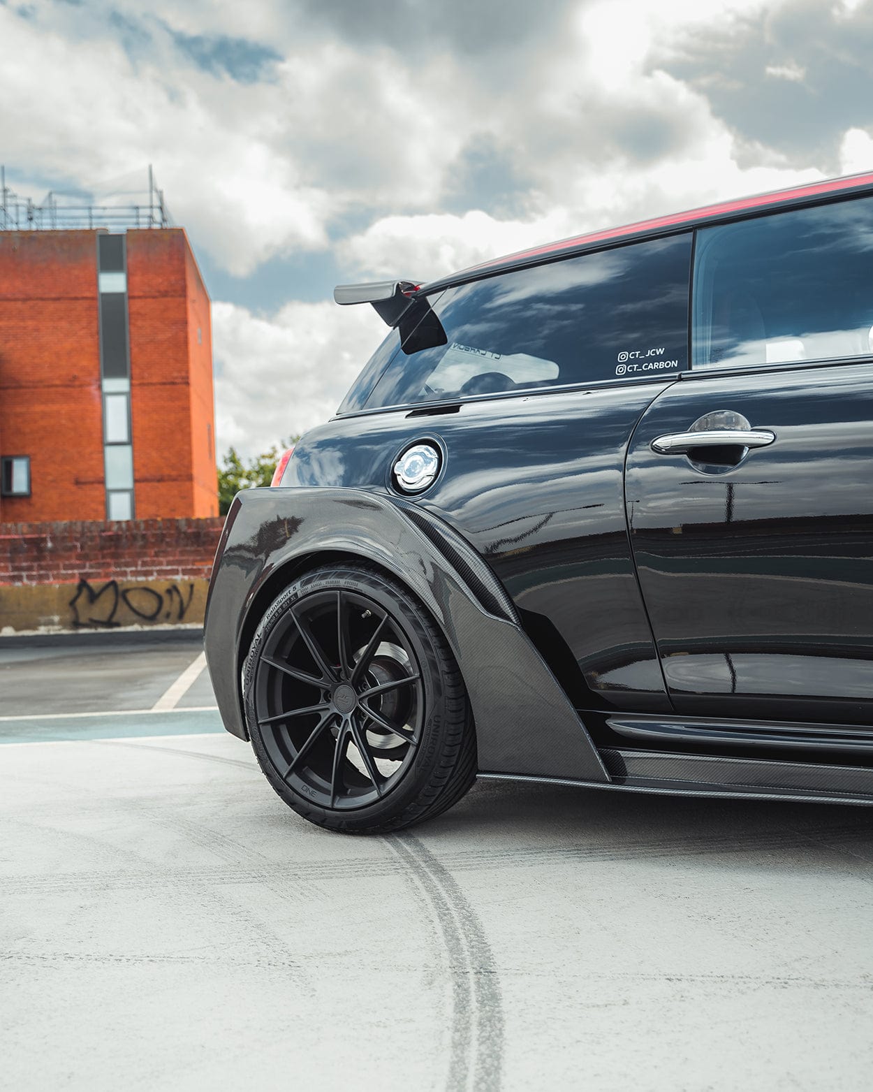 CT CARBON | MINI COOPER S F56 JCW SPORT PACK CARBON FIBRE SPOILER – CT ...