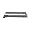 PORSCHE 911 992 TURBO S CARBON FIBRE SIDE SKIRTS - CT DESIGN-Side Skirts-CT Carbon-CT Carbon - High-quality carbon fiber and gloss black aerodynamic parts for premium sports and luxury vehicles.