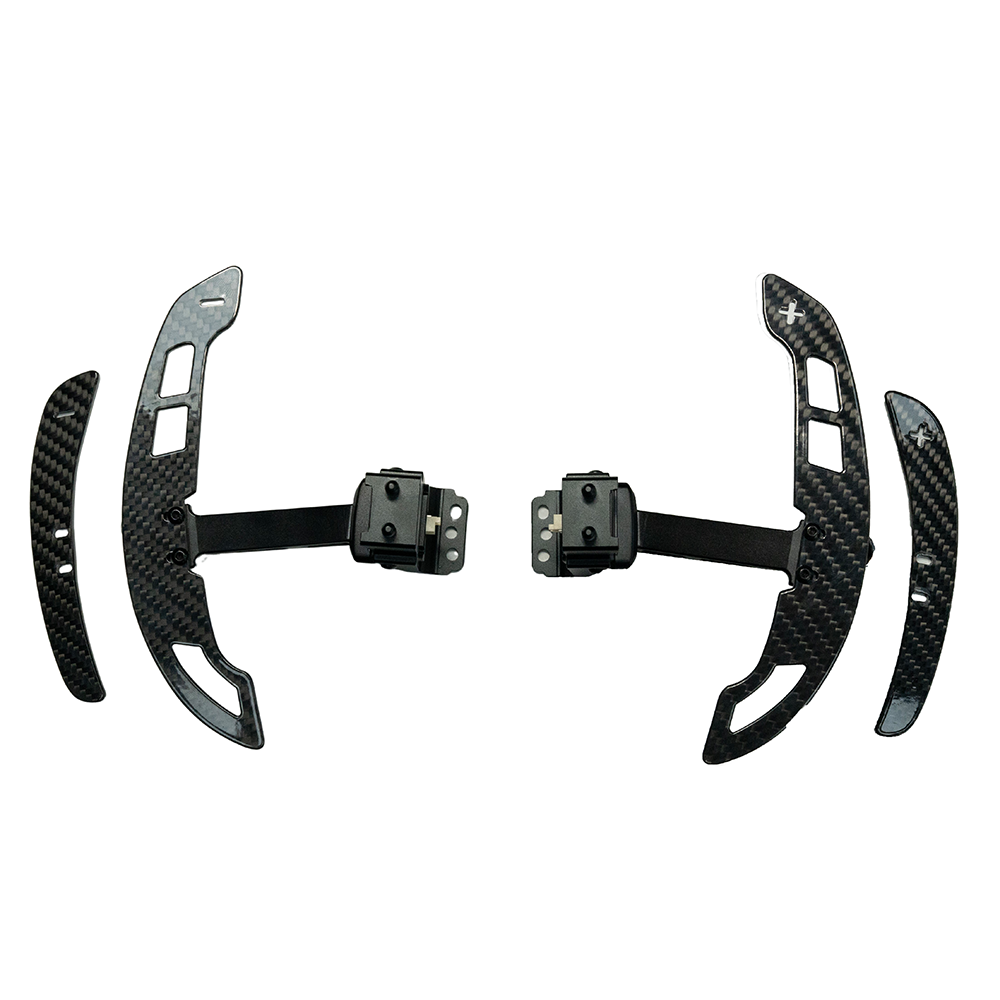 PORSCHE 911/CAYMAN/BOXSTER/CAYENNE/MACAN 2013+ MAGNETIC CARBON FIBRE PADDLES-Accessories-CT CARBON-CT Carbon - High-quality carbon fiber and gloss black aerodynamic parts for premium sports and luxury vehicles.