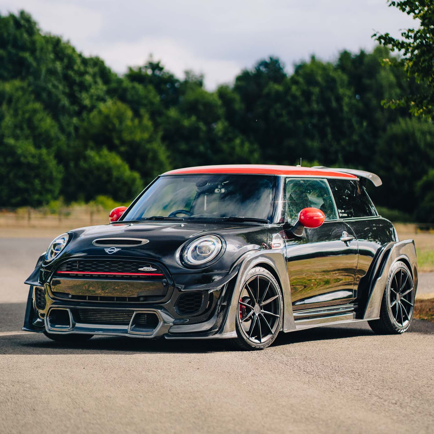 MINI COOPER S F56 JCW SPORT PACK CARBON FIBRE WIDE ARCH KIT | CT CARBON ...