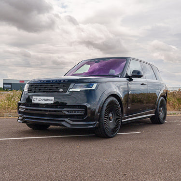 RANGE ROVER L460 2022+ CARBON FIBRE WIDE ARCH EXTENSIONS - CT DESIGN-Arches-CT CARBON-CT Carbon - High-quality carbon fiber and gloss black aerodynamic parts for premium sports and luxury vehicles.