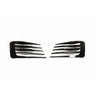 VOLKSWAGEN GOLF MK7 GTI GLOSS BLACK FRONT BUMPER TRIM-Accessories-BLAK BY CT-CT Carbon - High-quality carbon fiber and gloss black aerodynamic parts for premium sports and luxury vehicles.