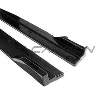 VOLKSWAGEN GOLF R/GTD/GTI MK7/7.5 2014-2020 GLOSS BLACK SIDE SKIRTS