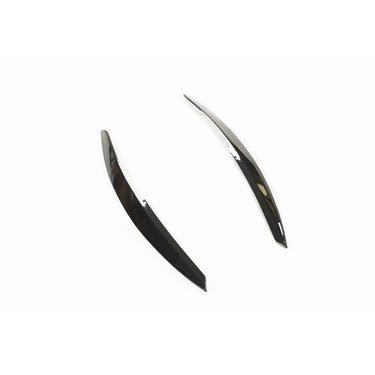 VOLKSWAGEN POLO MK5 GLOSS BLACK HEADLIGHT EYEBROWS-Accessories-BLAK BY CT-CT Carbon - High-quality carbon fiber and gloss black aerodynamic parts for premium sports and luxury vehicles.