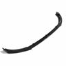 VOLKSWAGEN POLO MK6 2017-2020 GLOSS BLACK SPLITTER-Splitter-BLAK BY CT-CT Carbon - High-quality carbon fiber and gloss black aerodynamic parts for premium sports and luxury vehicles.
