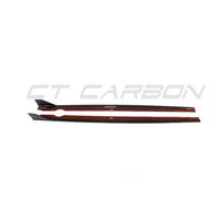 JUPES LATÉRALES EN FIBRE DE CARBONE VW GOLF MK8 R - DESIGN CT