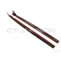 JUPES LATÉRALES EN FIBRE DE CARBONE VW GOLF MK8 R - DESIGN CT