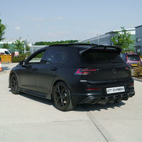 VW GOLF MK8/MK8.5 R/CS 2020+ CARBON FIBRE DIFFUSER - CT DESIGN