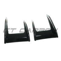 BMW F40 1 SERIES 2019-2024 GLOSS BLACK FRONT CANARDS