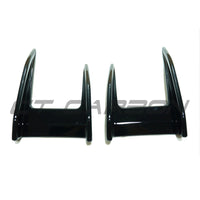 BMW F40 1 SERIES 2019-2024 GLOSS BLACK FRONT CANARDS