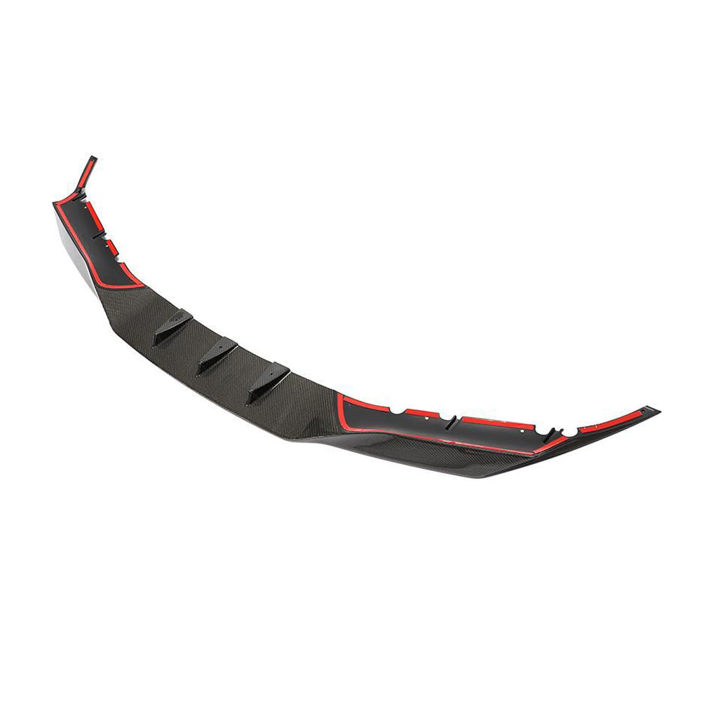 BMW F90 M5 & M5C COMPETITION CARBON FIBRE SPLITTER - R STYLE-Splitter-CT CARBON-CT Carbon - High-quality carbon fiber and gloss black aerodynamic parts for premium sports and luxury vehicles.