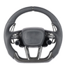 AUDI A6/S6/RS6 & A7/S7/RS7 C8 PERFORATED LEATHER / CARBON FIBRE FLAT BOTTOM CUSTOM STEERING WHEEL