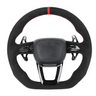 AUDI Q7/SQ7 & Q8/SQ8/RSQ8 FULL ALCANTARA FLAT BOTTOM CUSTOM STEERING WHEEL
