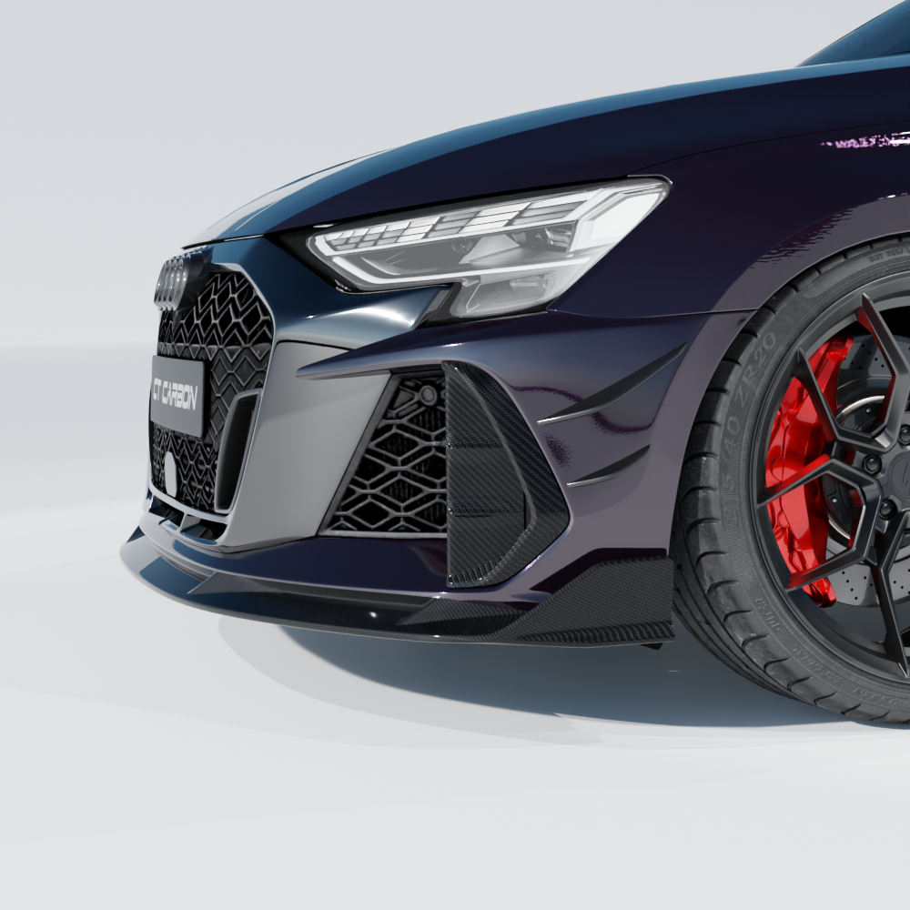 SQ-Aero Pre-preg Carbon Aeroblade Set - Audi 8Y.5 RS3 2025-Up