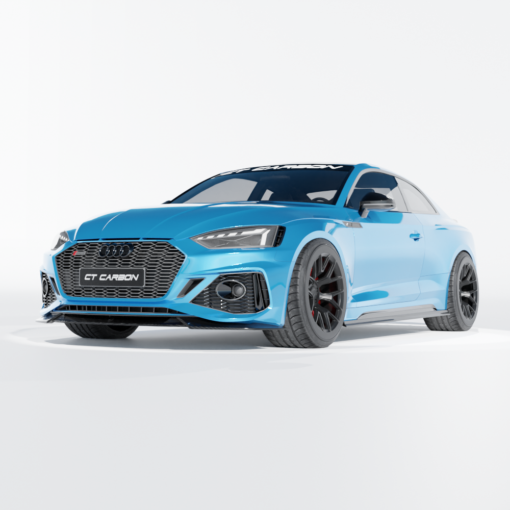 AUDI RS5 B9.5 COUPE 2020-2024 FULL CARBON FIBRE KIT - CT DESIGN-Kit-CT CARBON-CT Carbon - High-quality carbon fiber and gloss black aerodynamic parts for premium sports and luxury vehicles.