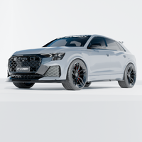 side of the audi rsq8 facelift side skirt