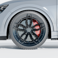 wheel arch of the audi rsq8 facelift