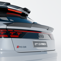 boot spoiler of the audi rsq8 facelift