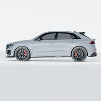 side of the audi rsq8 facelift carbon fibre kit