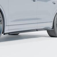 side of the audi rsq8 facelift side skirt