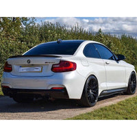 BMW 2 SERIES F22/F23 GLOSS BLACK DUAL EXHAUST DIFFUSER