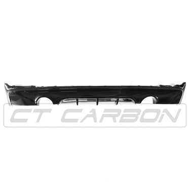 BLAK BY CT Diffuser BMW 2 SERIES F22/F23 GLOSS BLACK DUAL EXHAUST DIFFUSER - MP STYLE - BLAK BY CT CARBON