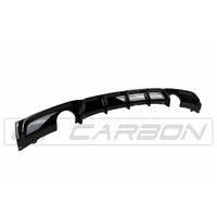 BLAK BY CT DIFFUSER BMW 3 SERIES F30 GLOSS BLACK DUAL EXHAUST DIFFUSER - MP STYLE - BLAK BY CT CARBON