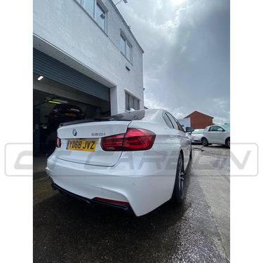 BLAK BY CT Diffuser BMW 3 SERIES F30 GLOSS BLACK LEFT EXHAUST DIFFUSER - MP STYLE - BLAK BY CT CARBON