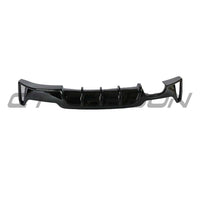 BMW 4 Series F32/F33/F36 GLOSS BLACK TWIN LEFT EXIT EXHAUST DIFFUSER - V2