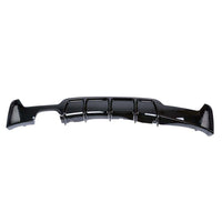 BMW 4 Series F32/F33/F36 GLOSS BLACK TWIN LEFT EXIT EXHAUST DIFFUSER - V2